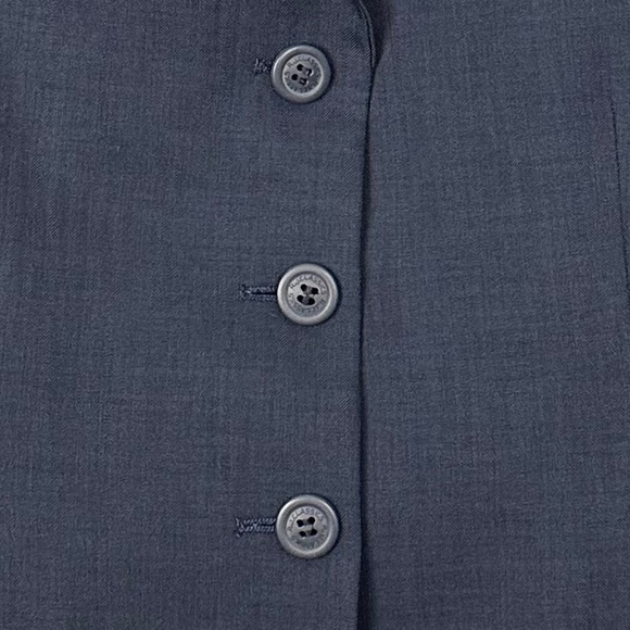 R.J. Classics Girl’s 18R Hampton Blue Label Show Coat Navy Herringbone - Picture 3 of 10